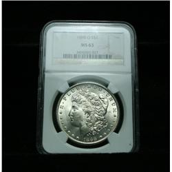 NGC 1898-o Morgan Dollar Graded Select Uncirculated ms63  NGC