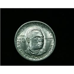 1946-d Booker T Washington Commemorative Half Dollar Grades Choice Uncirculated ms64++ PQ