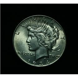 1934-p  Peace Dollar Grades Gem Uncirculated ms65