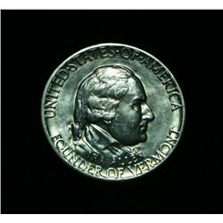 1927 Vermont/Battle of Bennington Sesquicentennial Half Dollar grades Gem Uncirculated ms65