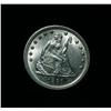 Image 1 : 1891-s Seated Liberty Quarter 25c grades Choice Uncirculated ms64++ PQ