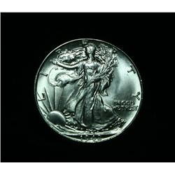 1942-p Walking Liberty Half Dollar 50c Grades Gem Uncirculated ms65