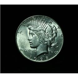 1928-s Peace Dollar $1 Grades ms62