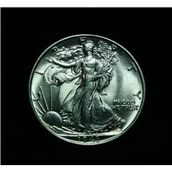1943-p Walking Liberty Half Dollar 50c Grades Gem Uncirculated ms65