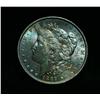 Image 1 : 1887-p Rainbow Toned Morgan Dollar Grades Choice Uncirculated ms64
