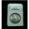 Image 1 : NGC 1904-o Morgan Dollar Graded Choice Uncirculated ms64  NGC  beautiful rainbow rim toning