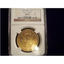 LIMITED ISSUE $20 California Gold AU-55