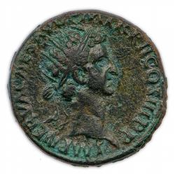 Ancient Coin - Nerva AE Dupondius. 97 AD.