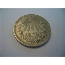 RARE 1922 Mexico Silver Un Peso