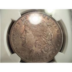1880 NGC MS-63 Carson City Silver Dollar