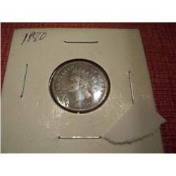 1880 Indian head Penny