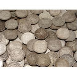 Lot of (100) Morgan Silver Dollars (ag-vg)