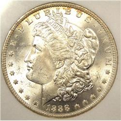 1888 UNC Morgan Silver Dollar