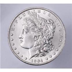 1904 o Morgan Silver Dollar UNC