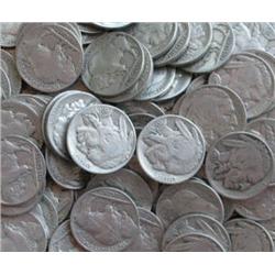Lot of (100) Buffalo Nickels - RD