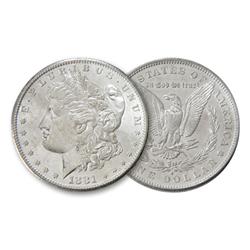 1881 s UNC Morgan Silver Dollar PL surface