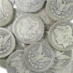 Lot of (20) Morgan Silver Dollars -ag-vg