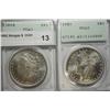 Image 1 : 1880 and 1882 Morgan $  OGH PCGS62
