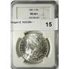 Image 1 : 1881S Morgan $  NGC66+