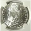 Image 2 : 1881S Morgan $  NGC66+