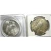 Image 2 : 2  1922S Peace $  NGC63 and PCGS62