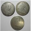 Image 1 : 3 Peru and Mexico 8 REALES--1799-1816-1819