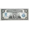 1899 $2 silver certificate  GREAT COLOR  AU/CU