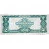 Image 2 : 1899 $2 silver certificate  GREAT COLOR  AU/CU