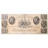 1850's New Orleans $10  Canal note  GEM