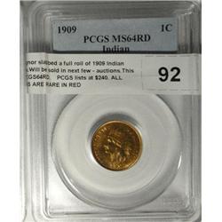 Consignor slabbed a full roll of 1909 Indian pennys.Will be sold in next few