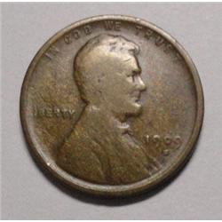 1909S Lincoln penny --nice color good