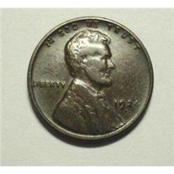1924D Lincoln penny  VF
