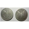 Image 2 : 2 scarce date Morgan $  1888S and 1899  VG/F