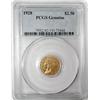 Image 1 : 1928 $2 1/2 GOLD  PCGS GENUINE would grade a 61