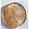 Image 2 : 1885S  $5 Gold PCGS58--coin is a BU