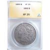 Image 1 : 1893 Morgan $  ANACS25