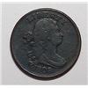 Image 1 : 1808/7 half cent  dark chocolate color VF/XF  RARE overdate