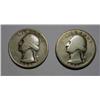 Image 1 : Key date Washington quarters 1932D AG and 1932S VG