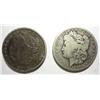 Image 1 : 1880CC G/VG and 1881CC  F  Morgan $ couple smal rim bumps