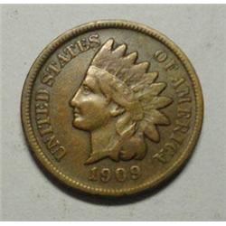 1909S Indian penny F/VF key date