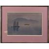 Image 1 : Rondshina Depicting a Boat in a Harbor