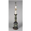 Image 1 : Japanese Bronze and Enamel Lamp
