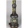 Image 2 : Japanese Bronze and Enamel Lamp