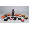 Image 1 : (22) Pcs. Japanese Lacquer Ware