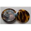 Image 2 : Chinese Tortoise Shell Inlaid Mirror