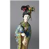 Image 2 : (2) Chinese Cloisonné & Porcelain Figures