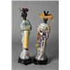 Image 4 : (2) Chinese Cloisonné & Porcelain Figures