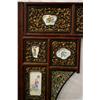 Image 2 : Chinese Giltwood Bedframe & Porcelain Plaques