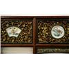 Image 4 : Chinese Giltwood Bedframe & Porcelain Plaques