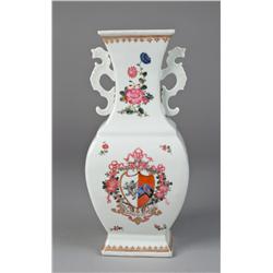 Chinese Famille Rose Export Vase